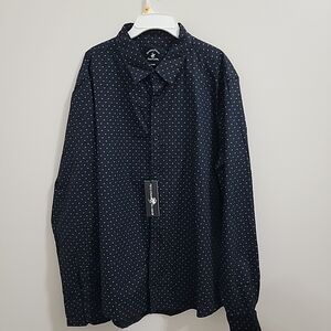 Men's Black Polka Dot Shirt
